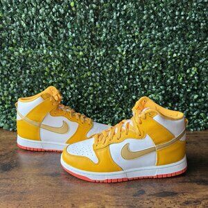 Nike Dunk High University Gold Women Size 8.5 Shoes DQ4691-700 Sneakers